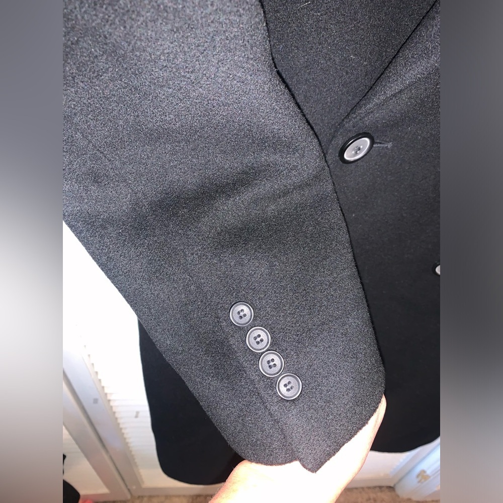 London Fog Vintage Wool Double breasted Men’s long Coat 38S - Picture 9 of 15